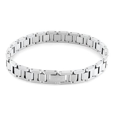 Imagem de Calvin Klein Pulseira masculina joia cor: prata (modelo: 35000284), One Size, Aço inoxidável, Sem Pedra Preciosa