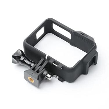 Imagem de MOOKEENONE Armação protetora preta + gel de sílica armação protetora para sapatos frios para Insta360 one RS