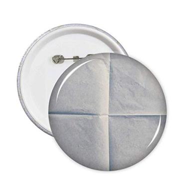 Imagem de Broche de textura de dobra limpa de papel para decoração de 5 peças