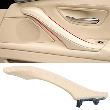 Imagem de Jaronx Compatível com BMW Série 5 F10 F11 Tampa externa de maçaneta de porta, substituição de maçaneta externa de couro de passageiro do lado direito compatível com BMW 520 523 525 528 535 2010-2016