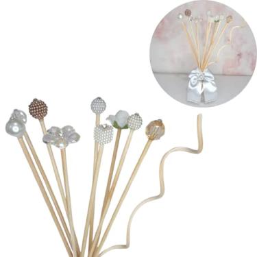 Imagem de Varetas Palitos Decoradas Luxuosas Para Difusores e Aromatizadores - Kit c/ 15 Unidade