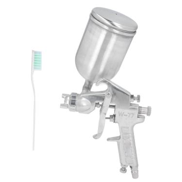 Imagem de Ferramentas de pulverização de tinta a ar Fafeicy G1/4, pulverizador de tinta tipo gravidade 400ml 0,25-0,4Mpa, distância efetiva de pulverização de 15-20 cm, para pulverização de acabamento de primer de tinta látex