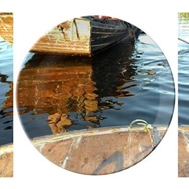 Imagem de Prato de barco de remo decorativo de porcelana Salver louças de jantar