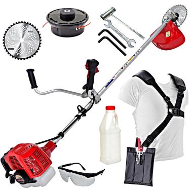 Imagem de Roçadeira Profissional Nakashi L431M Motor TU43 Mitsubishi Ideal Para Fazendas, Rodovias e Jardins Residenciais