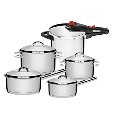 Imagem de Conjunto Jogo Panelas 5 Peças Inox Fundo Triplo Tramontina Solar