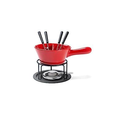 Imagem de Brinox - Conjunto para Fondue com Divisória 9 Peças - Vermelho