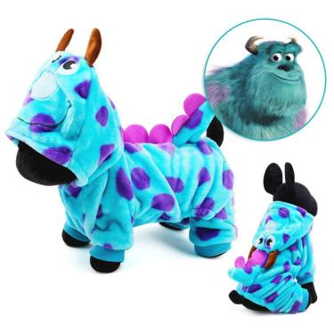 Imagem de Casaco Fantasia Sulley Monstros Roupa Pet Cachorro Gato