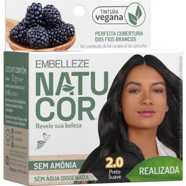 Imagem de natucor Tintura Natucor 2.0 Preto Suave 12G