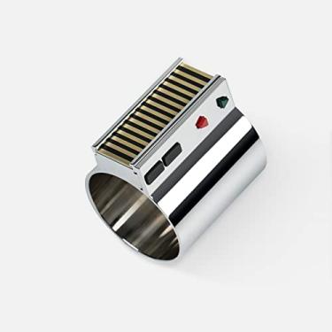 Imagem de CUSTOM SABER Acessório para construção de empunhadura sabre luz Metal Control Button Box para Luke Saber, parte de empunhadura, Criança