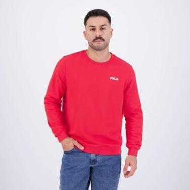 Imagem de Moletom Fila Confort Classic Vermelho-Masculino