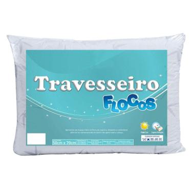 Imagem de Travesseiro Flocos 14x70x50cm Probel