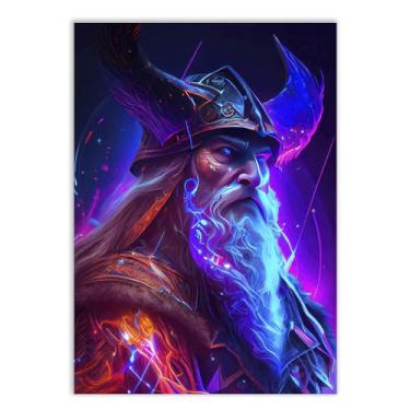 Imagem de Placas Decorativas Deuses Mitologia Grega e Nordica Estilo Gamer Varios Modelos Decoração Quarto Sala