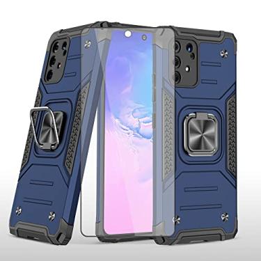 Imagem de Asuwish Capa de celular para Samsung Galaxy S10 Lite com protetor de tela de vidro temperado e suporte de anel acessórios de célula protetora híbrida Glaxay S10lite S 10 10s Galaxies A91 mulheres