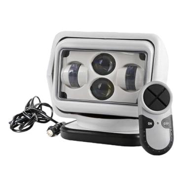 Imagem de menolana Farol de busca LED marinho, holofote de controle remoto para barco, holofote multifuncional para áreas externas, portátil, veículos, carros, luz de