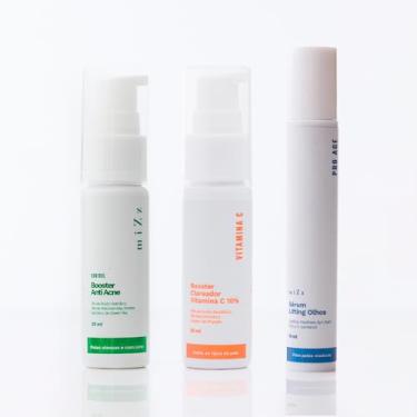 Imagem de Mizz Kit Anti Acne, Manchas e Olheiras - Kit Completo para Tratamento da Acne, Melasmas e Manchas, Bolsas e Olheiras Vasculares