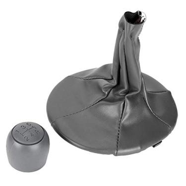 Imagem de Manopla de Mudança de Marcha de 5 Velocidades Com Capa de Poeira, Bota 71775051 ABS, Cabeça de Mudança de Marcha Adequada para Fait Panda 500 500C, Interior Automotivo
