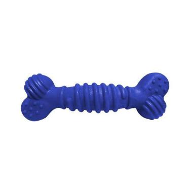 Imagem de Brinquedo Furacão Pet Osso SuperBone Azul para Cães - Tamanho M