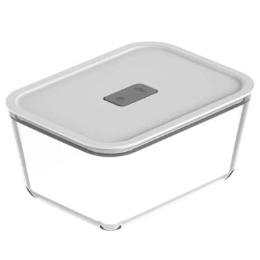 Imagem de Pote De Vidro com Tampa Hermética 2,4L Mantimento Fresh Lock Ou Branco Forno Microondas