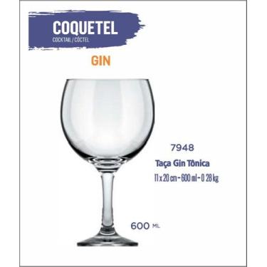 Imagem de 06 Taças Royal Gin 615ml - Coquetel - Nadir Figueiredo