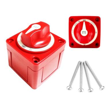 Imagem de Interruptor de desconexão de bateria para barco m-Series 12V/32V 300A Circuito Seletor 4 Posições Bateria Cut Off Interruptor de alimentação resistente à prova d 'água Ignição Protegido para Carro