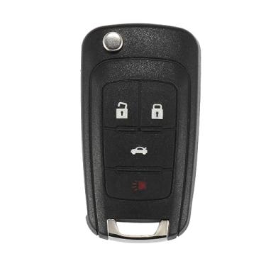 Imagem de X AUTOHAUX 315 MHz OHT01060512 Chaveiro de carro remoto de entrada sem chave para Chevy Equinox Malibu Camaro Cruze Equinox 2010-2016 para Buick Lacrosse Regal Verano Verano 4 botões