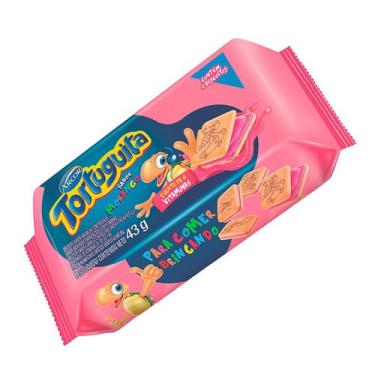 Imagem de Biscoito Bolacha Recheado Tortuguita 43g Chocolate Lanche Docinho - Ar