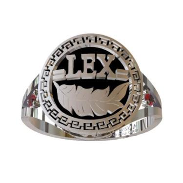 Imagem de Anel de Formatura Jornalismo em Prata 950K - Vieira Cruz Joias, Preto,