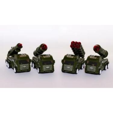 Imagem de Coleção De Carrinhos De Brinquedo Militar Exército De Guerra - jr