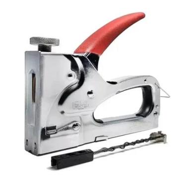 Imagem de Grampeador Profissional Tapeceiro Manual Em Aço - A.R Variedades MT