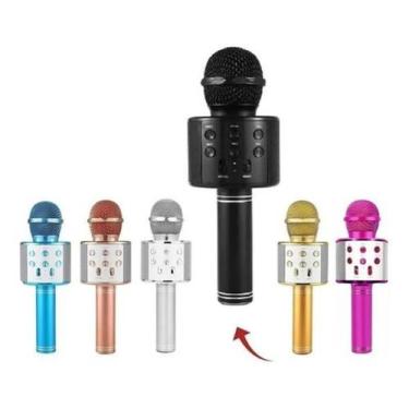 Imagem de Microfone Bluetooth Sem Fio Karaoke No Brasil - OEM