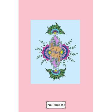 Imagem de Spring Rabbits G92558 Notebook: 6x9 120 Pages, Journal, Matte Finish Cover, Planner, Diary, Lined College Ruled Paper