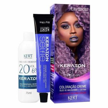 Imagem de Coloração Creme Keraton Selfie My Crush Lavander Lavanda -  Kert