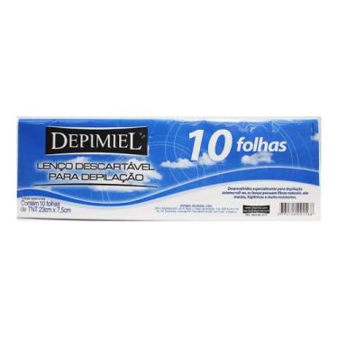 Imagem de Lenço Descartável para Depilação 10 Folhas - Depimiel