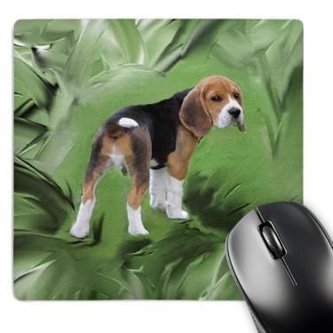 Imagem de 3dRose LLC Mouse pad para filhotes Beagle de 20 x 2 x 0,63 cm (mp_3978_1)