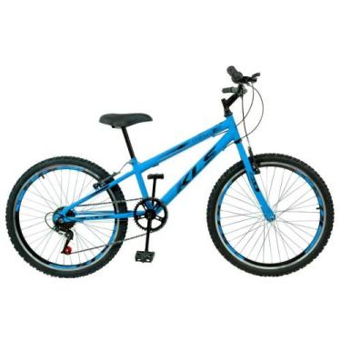 Imagem de Bicicleta Aro 24 Kls Sport Gold V-Brake Mono 7V, Azul pantone, Preto