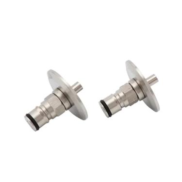 Imagem de Fabricação caseira de cerveja 1.5"Tri Clamp to Ball Lock Post, SS304 Sanitary Brewer Fitting, 50.5mm OD Ferrule for Homebrew Beer Corny Keg Conical Fermenter Acessórios para vinho(Gas and Liquid)