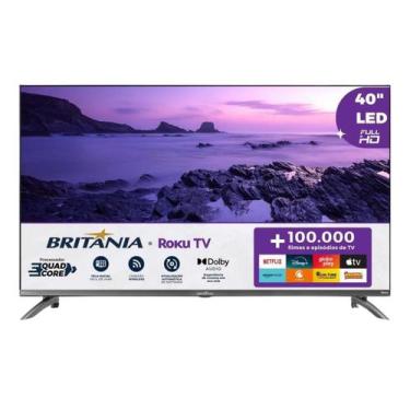 Imagem de Smart Tv 40'' Btv40m9gr2cgb Roku Led Dolby Audio - Britânia 