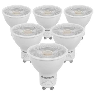 Imagem de Lâmpada LED DEWENWILS GU10 7W (equivalente a 50W), 3000K, regulável, p