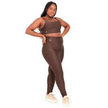 Imagem de Legging Basic Café - FITT, M, Café