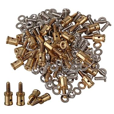 Imagem de Mxfans 40 Pieces Dia 1mm RC Adjustable Pushrod Connector Linkage Stoppers for RC Airplane Helicopter Boat