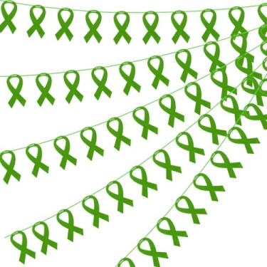 Imagem de VitalCozy 10 peças de itens do mês de prevenção de abuso infantil, faixa azul, guirlanda colorretal, produtos de conscientização do câncer de próstata, decorações de câncer de cólon para eventos