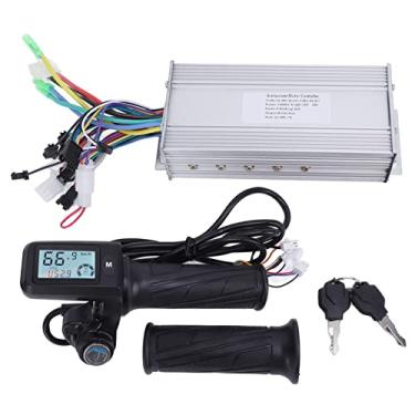 Imagem de 1000W 36V 48V Motor Speed ​​Motor Controller LCD Display THROTTLE COM LOCK para scooter de bicicleta elétrica