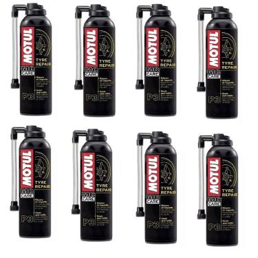 Imagem de Reparador Pneu Furado Motul P3 Tyre Repair 0,3L 666 8 Unidades (Carro/Moto)