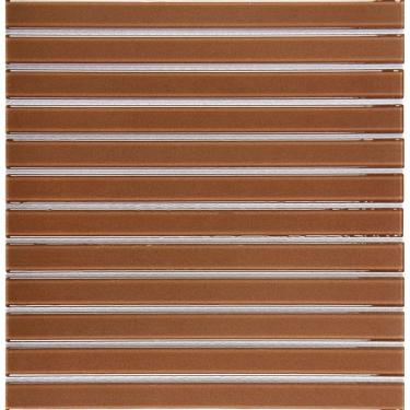 Imagem de Pastilha De Vidro Filetto 30x30,9cm Marrom