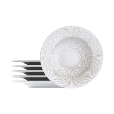 Imagem de Jogo De Pratos De Sobremesa Tramontina Isabel 6 Peças Em Porcelana Decorada Decorado 96950184