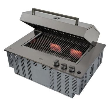 Imagem de Churrasqueira Cooktop Ranch A Gás Fischer Inox Bivolt