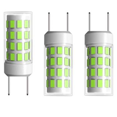 Imagem de LUHMQ Pacote Com 3 Lâmpadas Led Gy6.35 Ca/Cc 12 V T4 Tipo Jc Base Bipino 3,5 W (Equivalente A Lâmpada Halógena De 35 W) 350 Lm, Para Luminária Mesa, Balcões Cozinha, Iluminação Lustre E Paisagismo (
