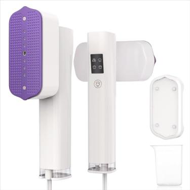 Imagem de Lithomy Vaporizador De Roupas Portátil, 1300 W, 1,54 Lb Leve, 3 Níveis Vapor, 20 Minutos Vapor Contínuo, Remoção Potente Rugas Para Viagens, Escritório, Casa (110-120 V)