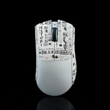 Imagem de Hokeyio BTL Mouse Grip Tape para Razer Deathadder V3 Pro Professional Antiderrapante Resistente ao Suor EVA Branco Preto 0,5 mm (AA0244-EVAbai)