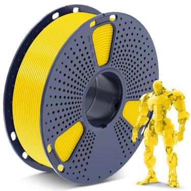 Imagem de Filamento de impressora 3D SUNLU PLA 1,75 mm 1 kg bobina amarela